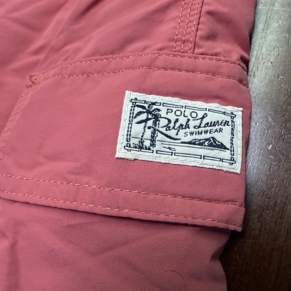 Polo Ralph Lauren‎ Swim Trunks Mens 2XB Coral Pony Bathing Suit Preppy - Picture 6 of 8